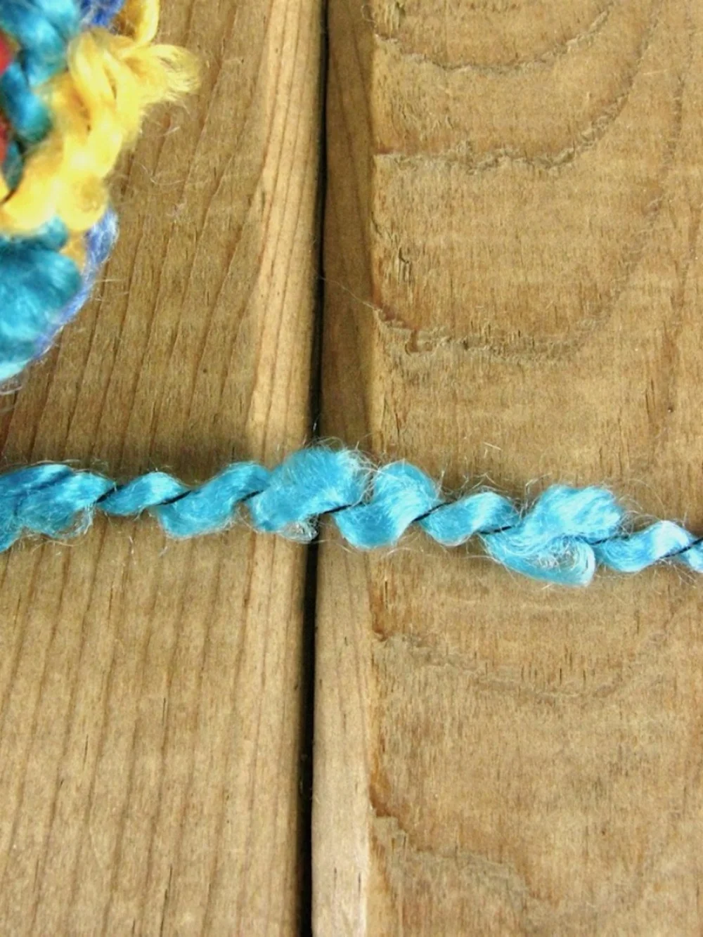 Lion Brand Boucle Yarn Super Bulky Size 6 Jelly Bean Blues Yellow 57yd Lot of 3